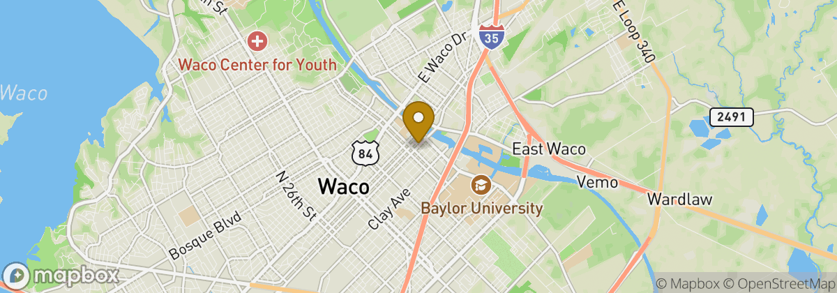 Map location: Waco