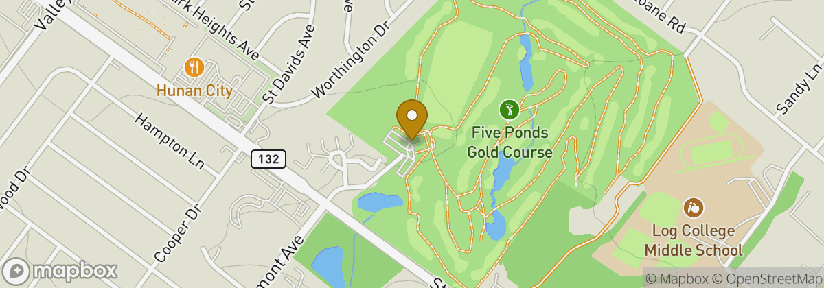 Map location: Five Ponds Golf Club