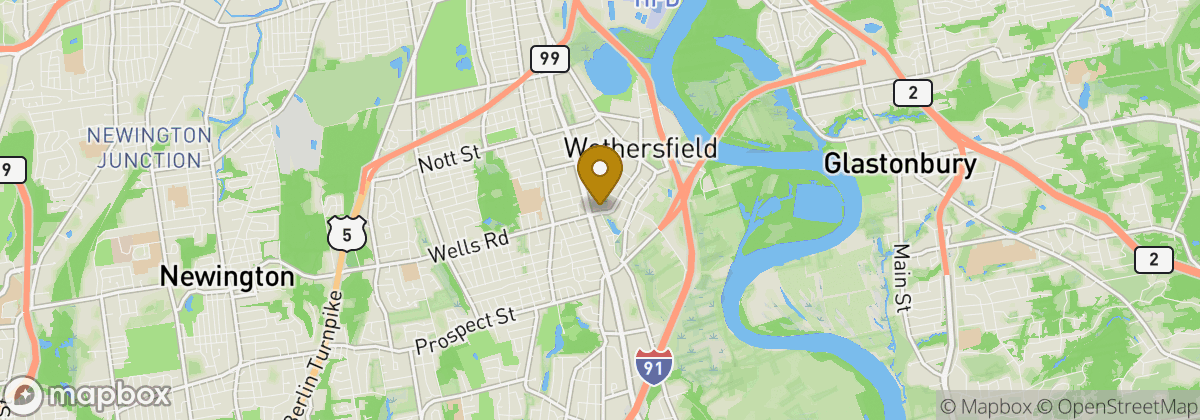 Map location: Wethersfield