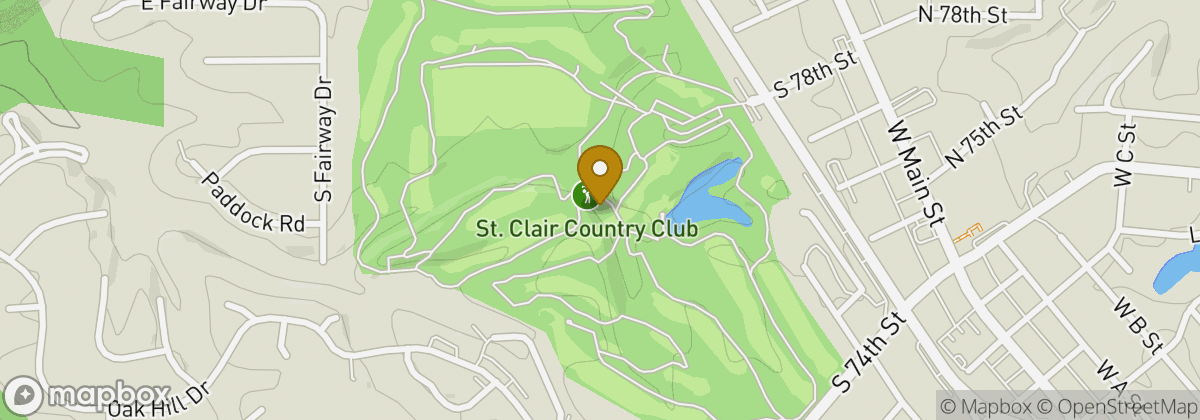 Map location: St. Clair Country Club