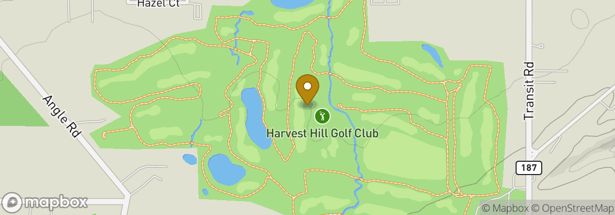 Map location: Harvest Hill Golf Course