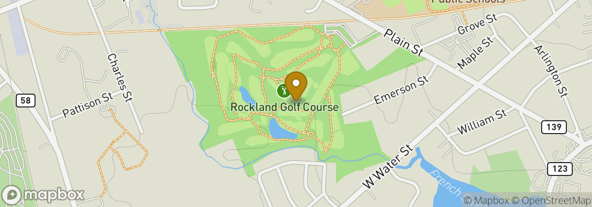 Map location: Rockland Golf Course