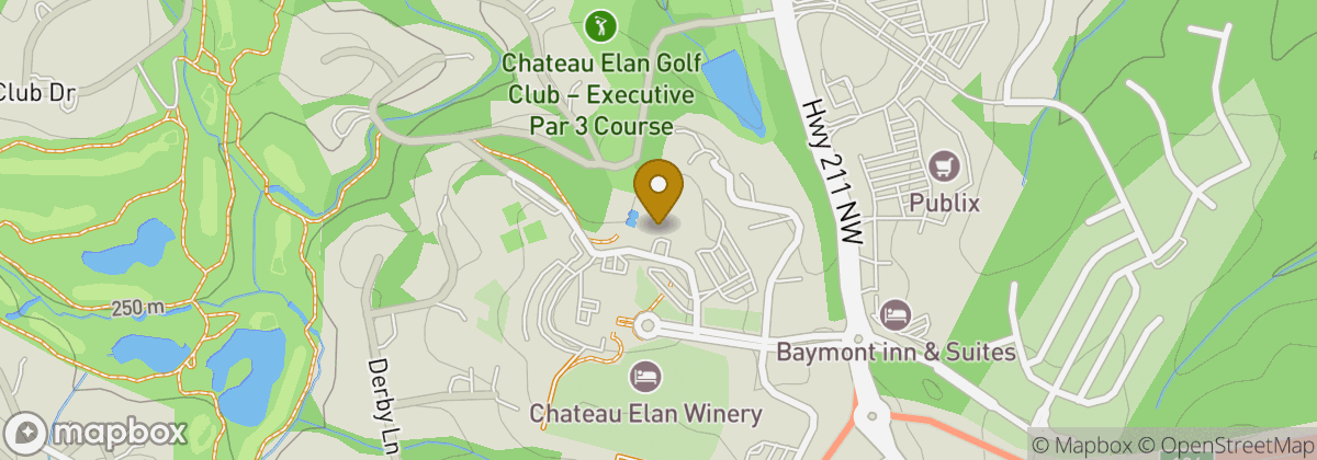 Map location: Chateau Elan Winery & Resort