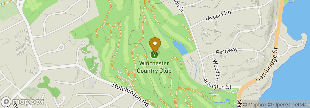 Map location: Winchester Country Club