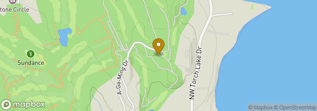 Map location: A-Ga-Ming Golf Resort