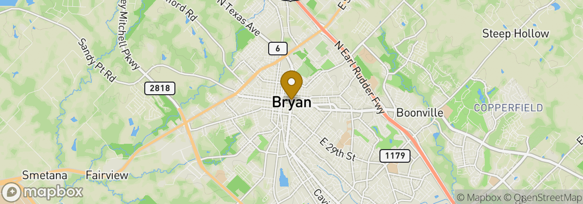 Map location: Bryan