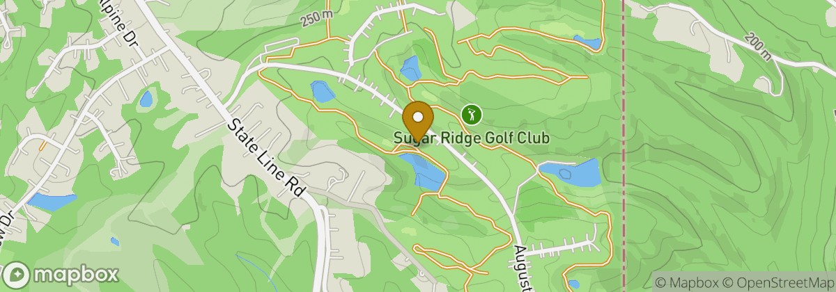 Map location: Sugar Ridge Golf Course