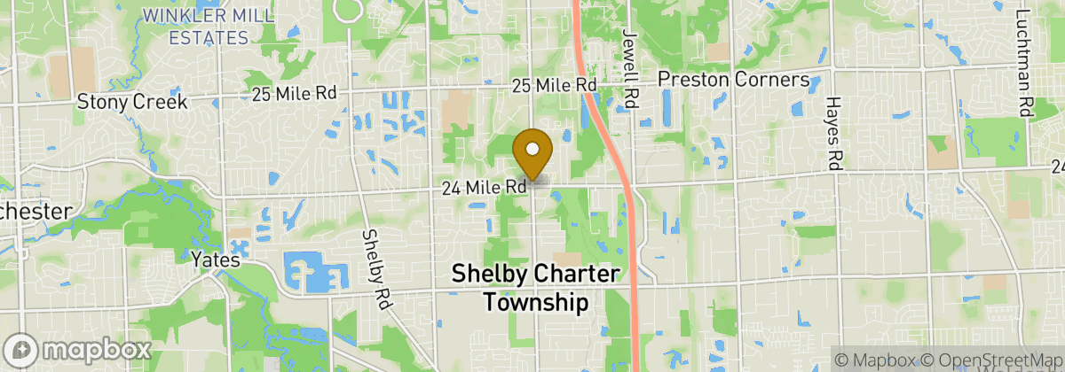 Map location: Shelby Township