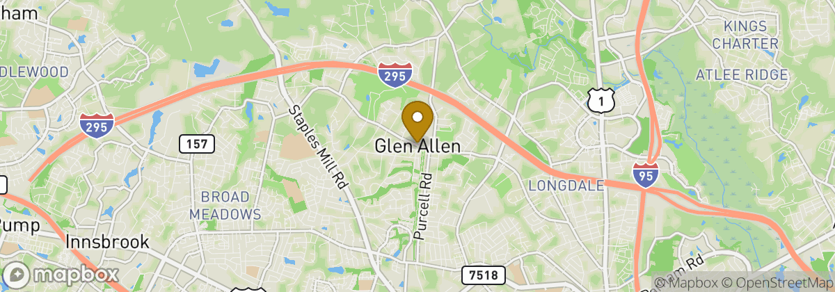Map location: Glen Allen
