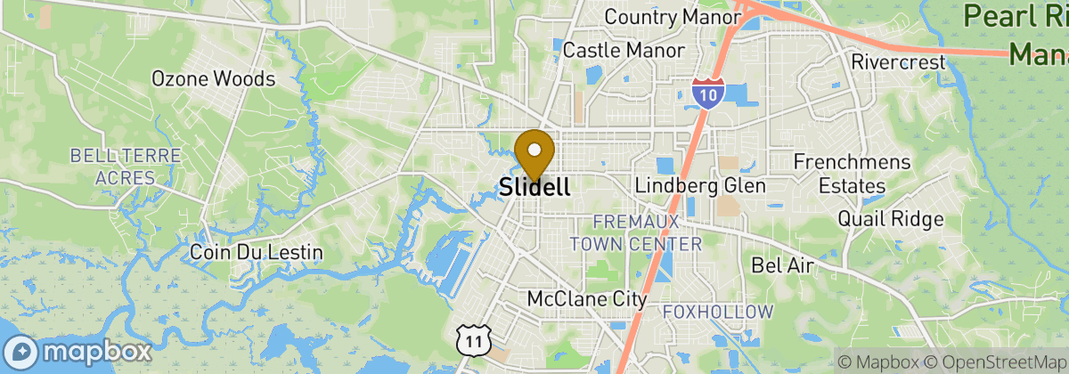 Map location: Slidell