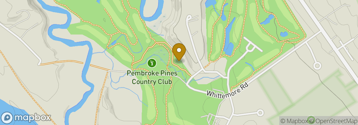 Map location: Pembroke Pines Country Club
