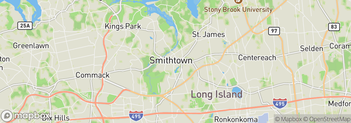 Map: SMITHTOWN, NY