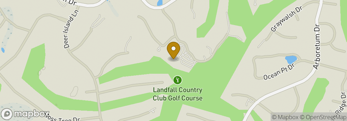 Map location: Country Club of Landfall