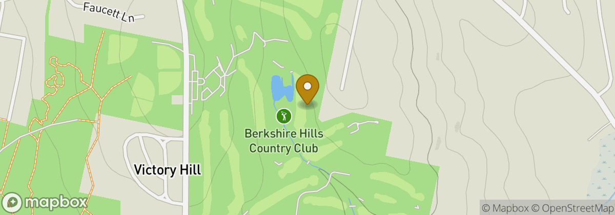 Map location: Berkshire Hills Country Club