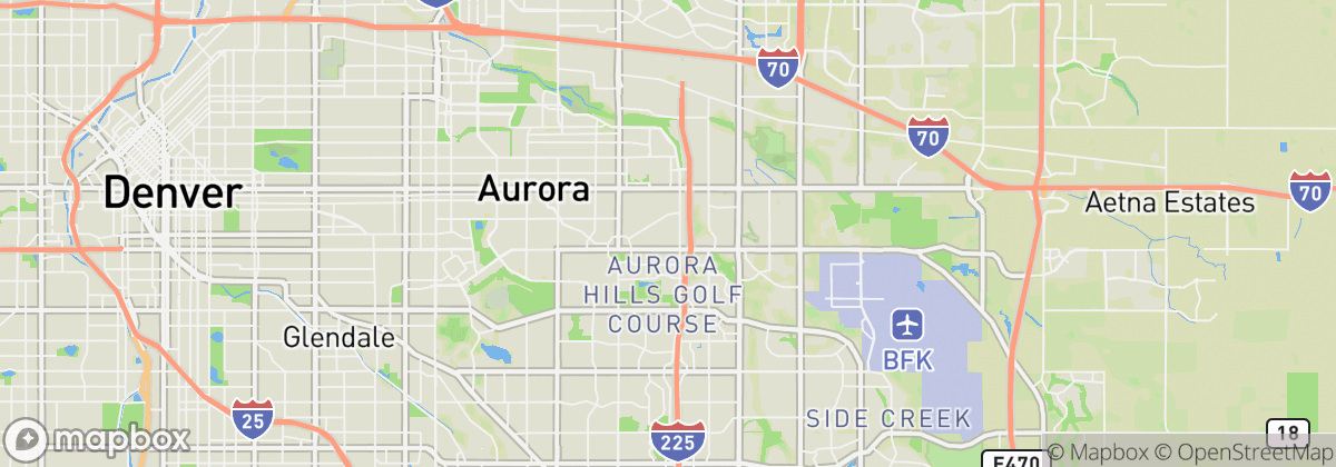 Map: Aurora, CO