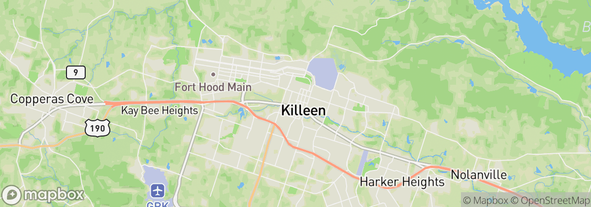 Map: Killeen, TX