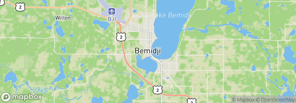 Map: Bemidji, MN