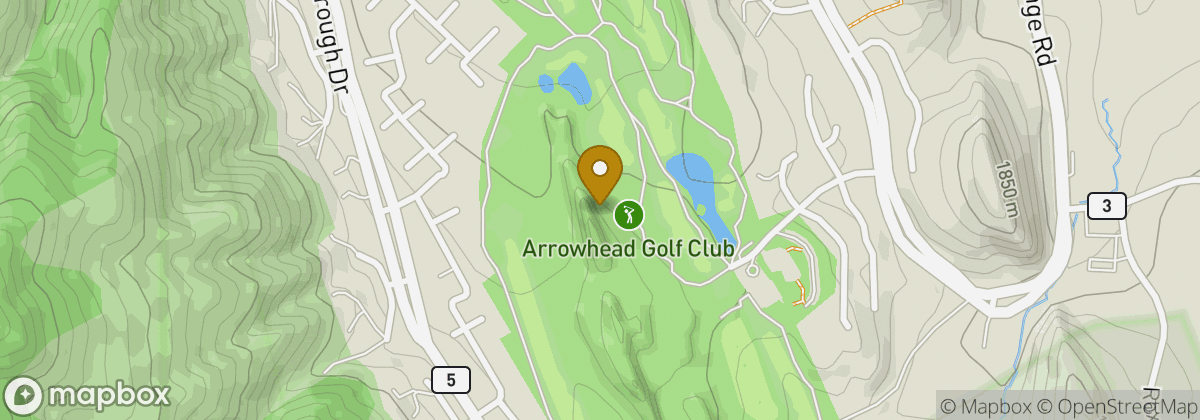 Map location: Arrowhead Golf Course