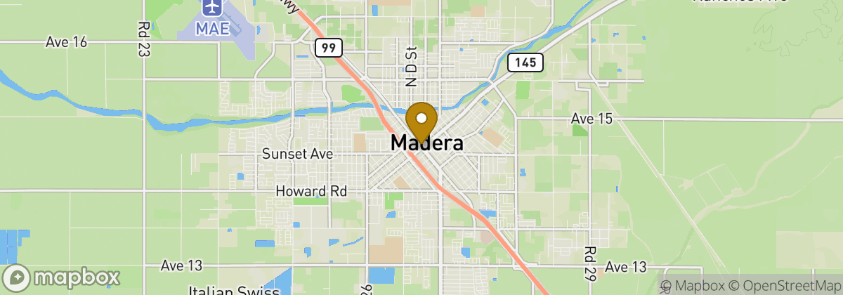 Map location: Madera