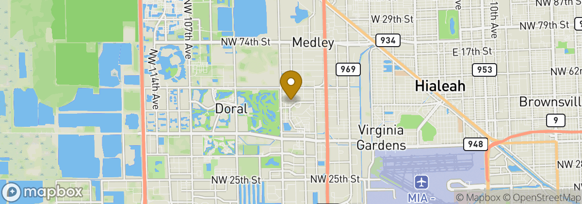 Map location: Doral