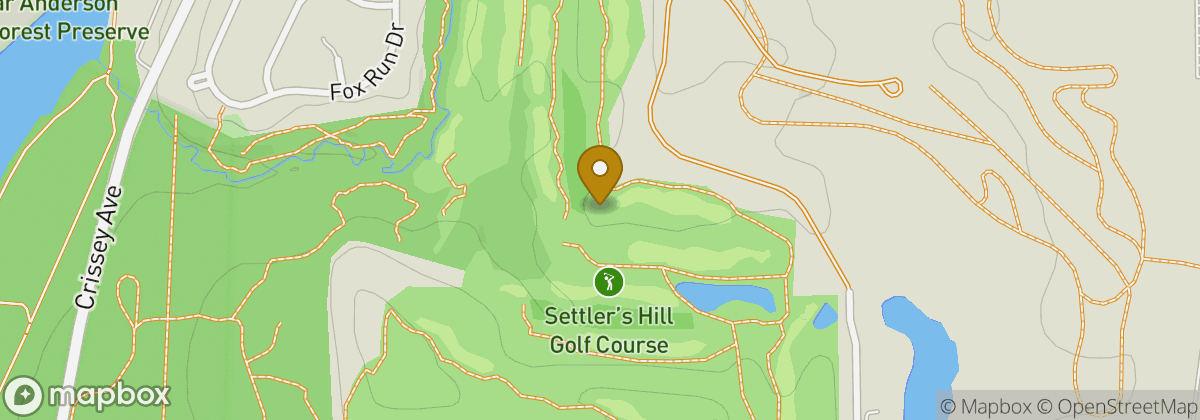 Map location: Settler's Hill Golf Course