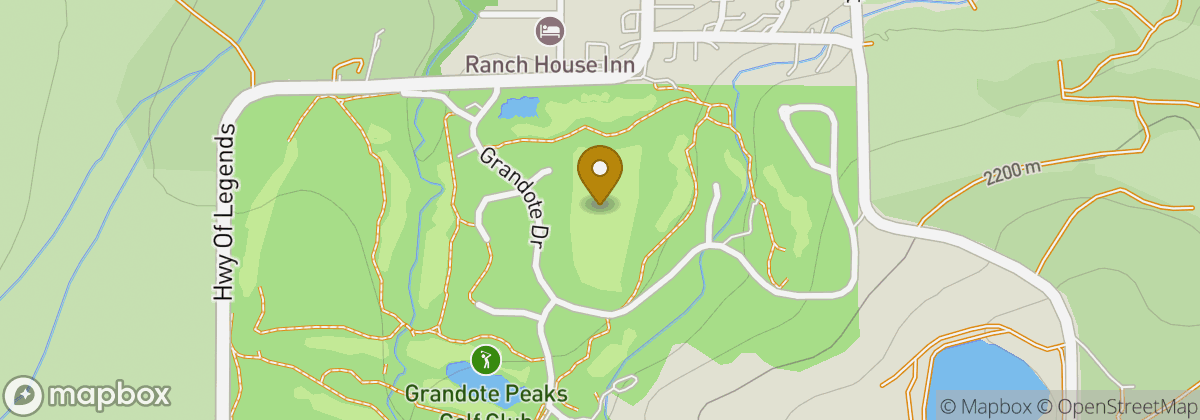 Map location: Grandote Peaks Golf Course and Country Club