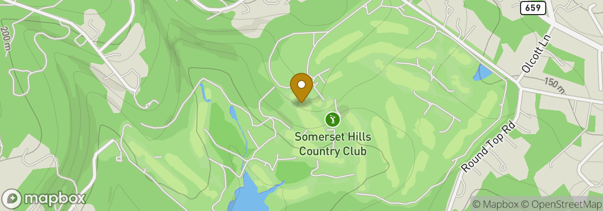 Map location: Somerset Hills Country Club