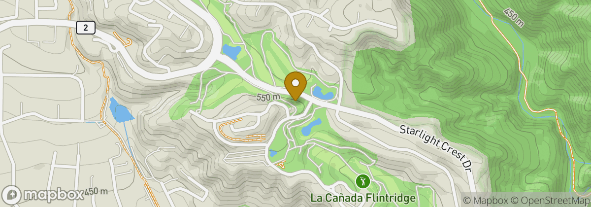 Map location: La Cañada Flintridge Country Club