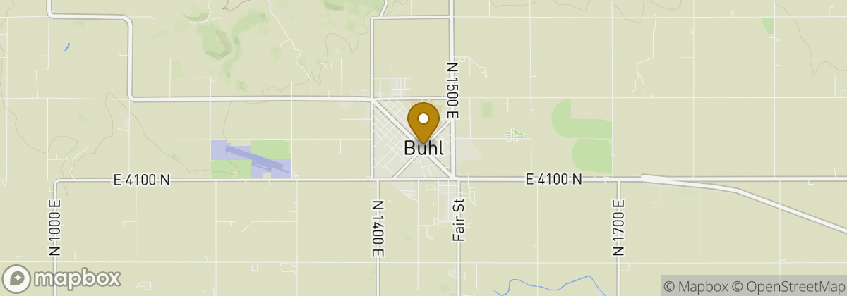 Map location: Buhl
