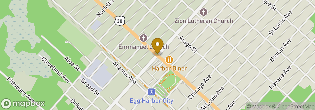 Map location: Blue Heron Pines Golf Club