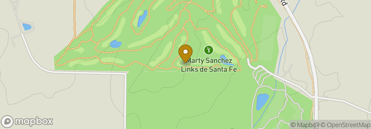 Map location: Marty Sanchez Links DE Santa Fe Golf Course