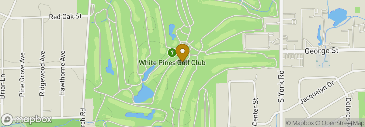 Map location: White Pines Golf Club