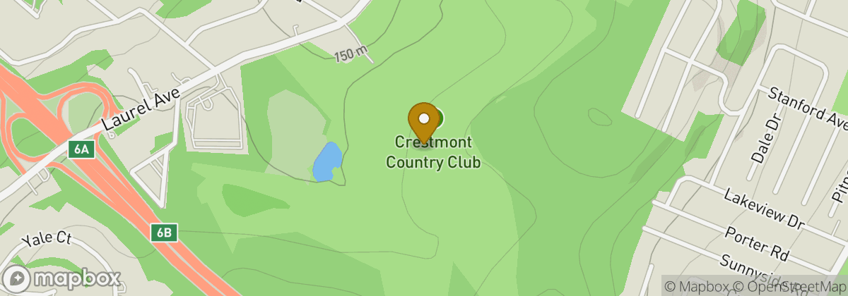 Map location: Crestmont Country Club