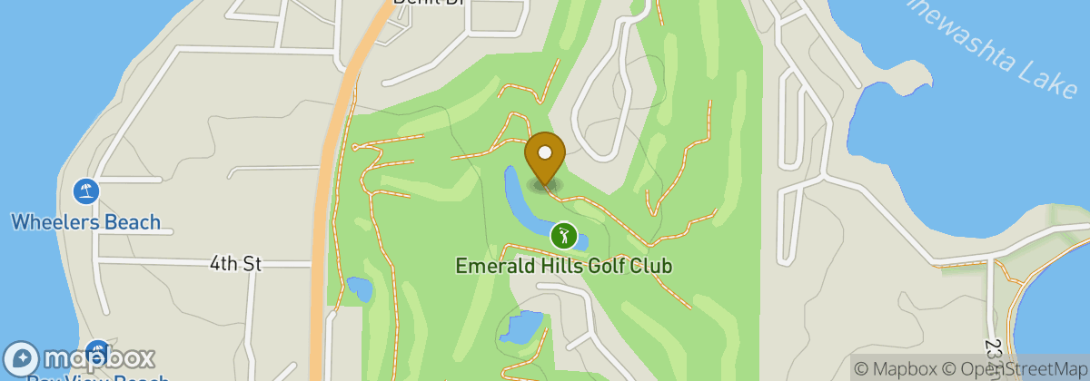 Map location: Emerald Hills Golf Club