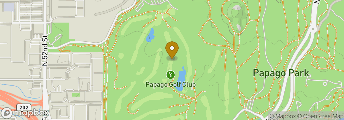 Map location: Papago Golf Club