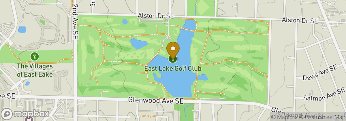 Map location: East Lake Golf Club