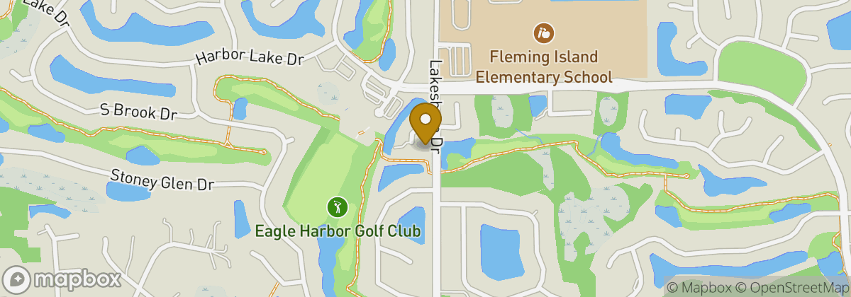Map location: Eagle Harbor Golf Club