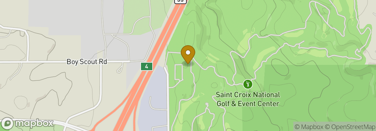 Map location: St. Croix National Golf & Event Center LLC