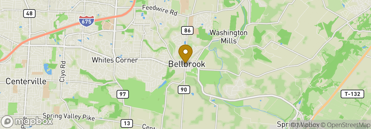 Map location: Bellbrook