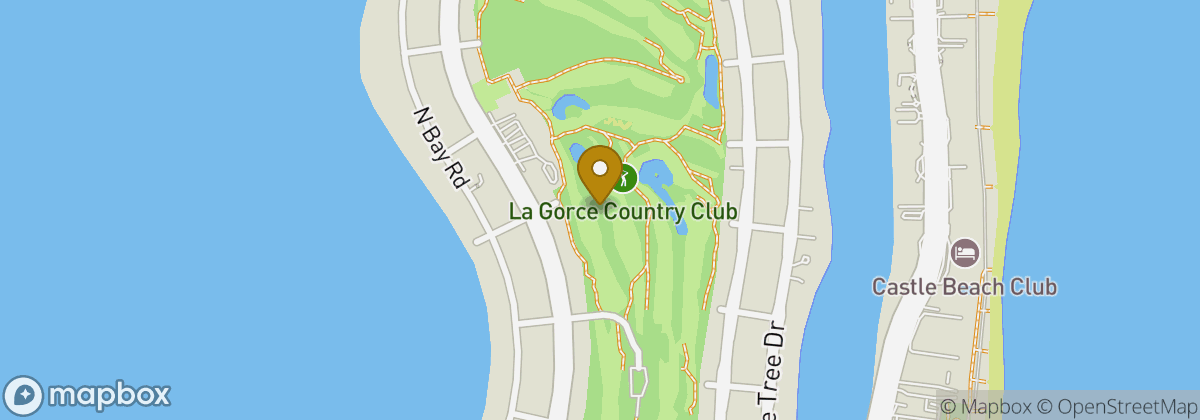 Map location: La Gorce Country Club