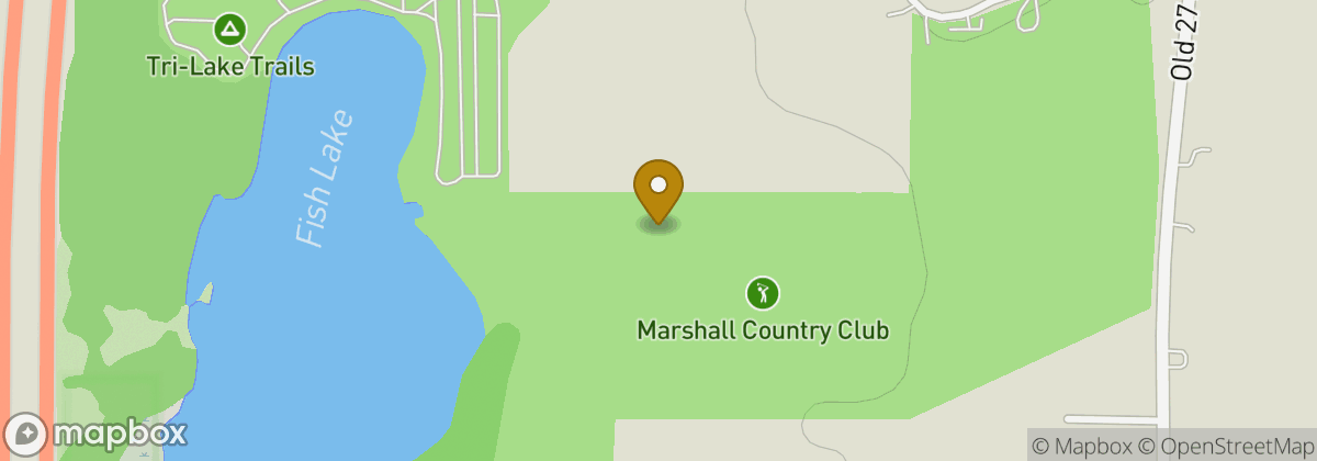 Map location: Marshall Country Club
