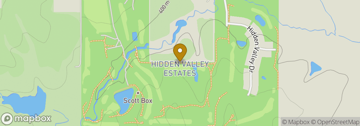 Map location: Hidden Valley Golf Club
