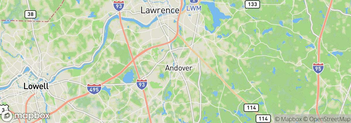 Map: Andover, MA