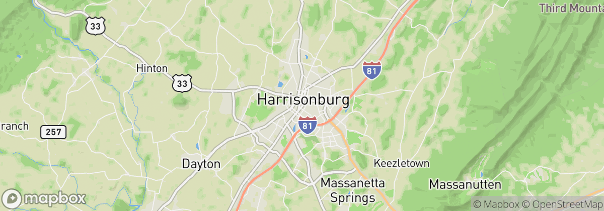 Map: Harrisonburg, VA