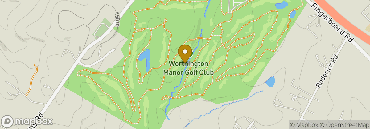 Map location: Worthington Manor Golf Club