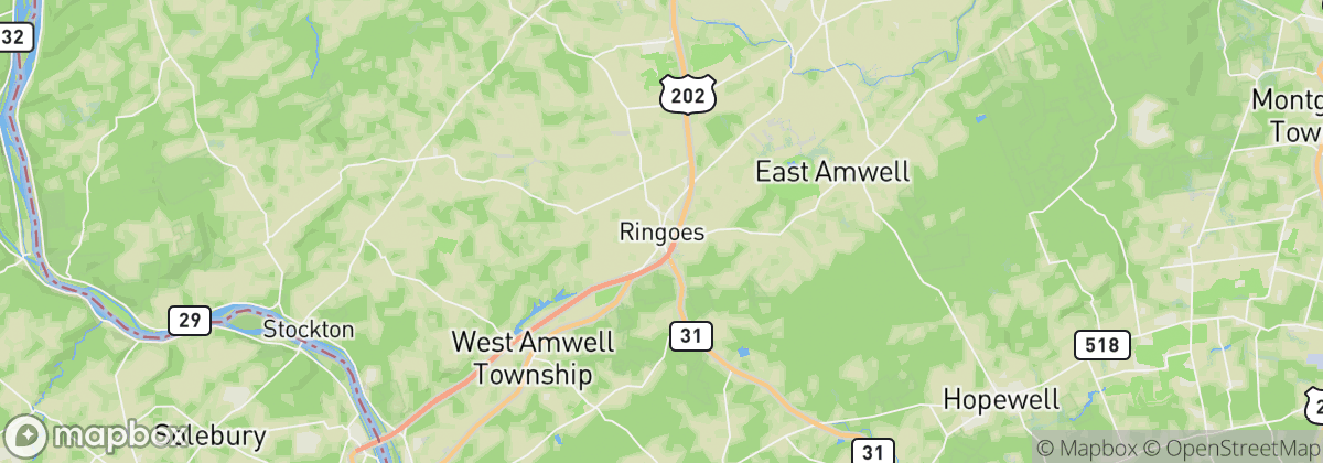 Map: Ringoes, NJ