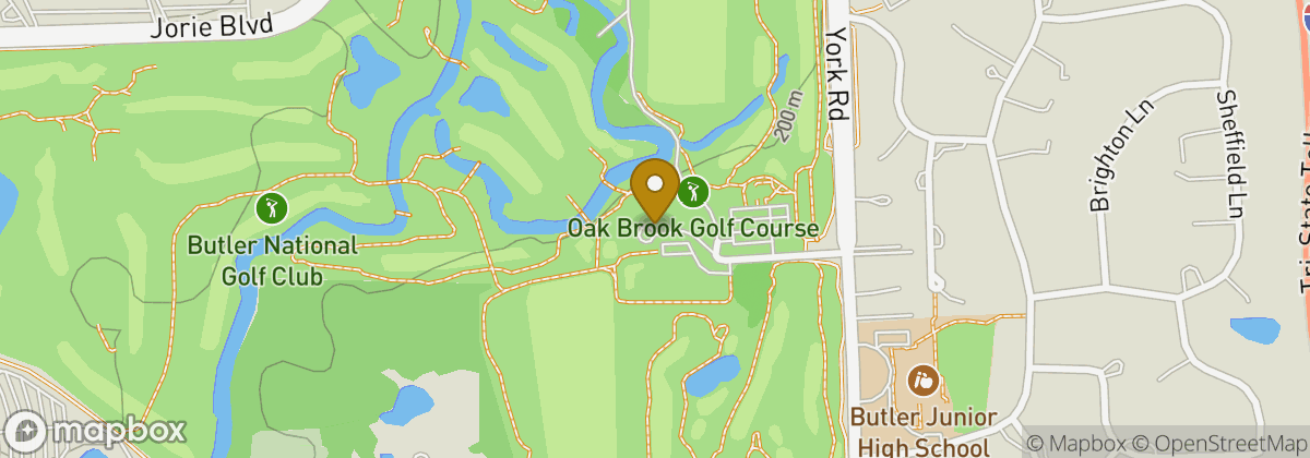 Map location: Oak Brook Golf Club