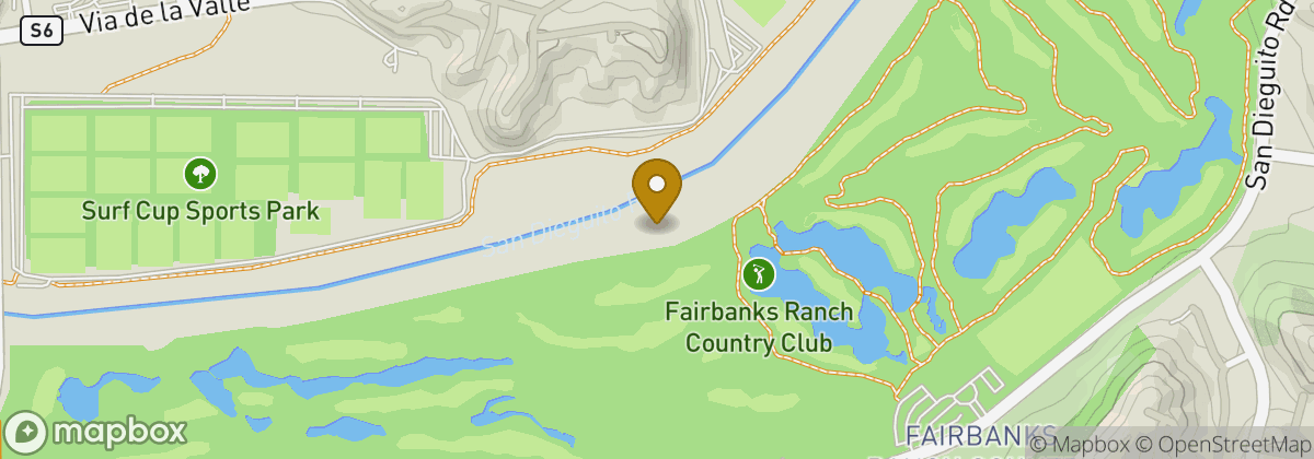 Map location: Fairbanks Ranch Country Club