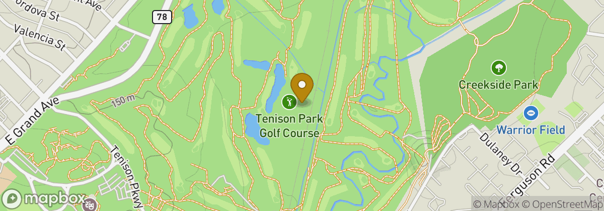 Map location: Tenison Park Golf Course