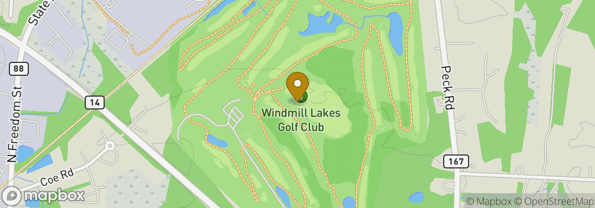Map location: Windmill Lakes Golf Club